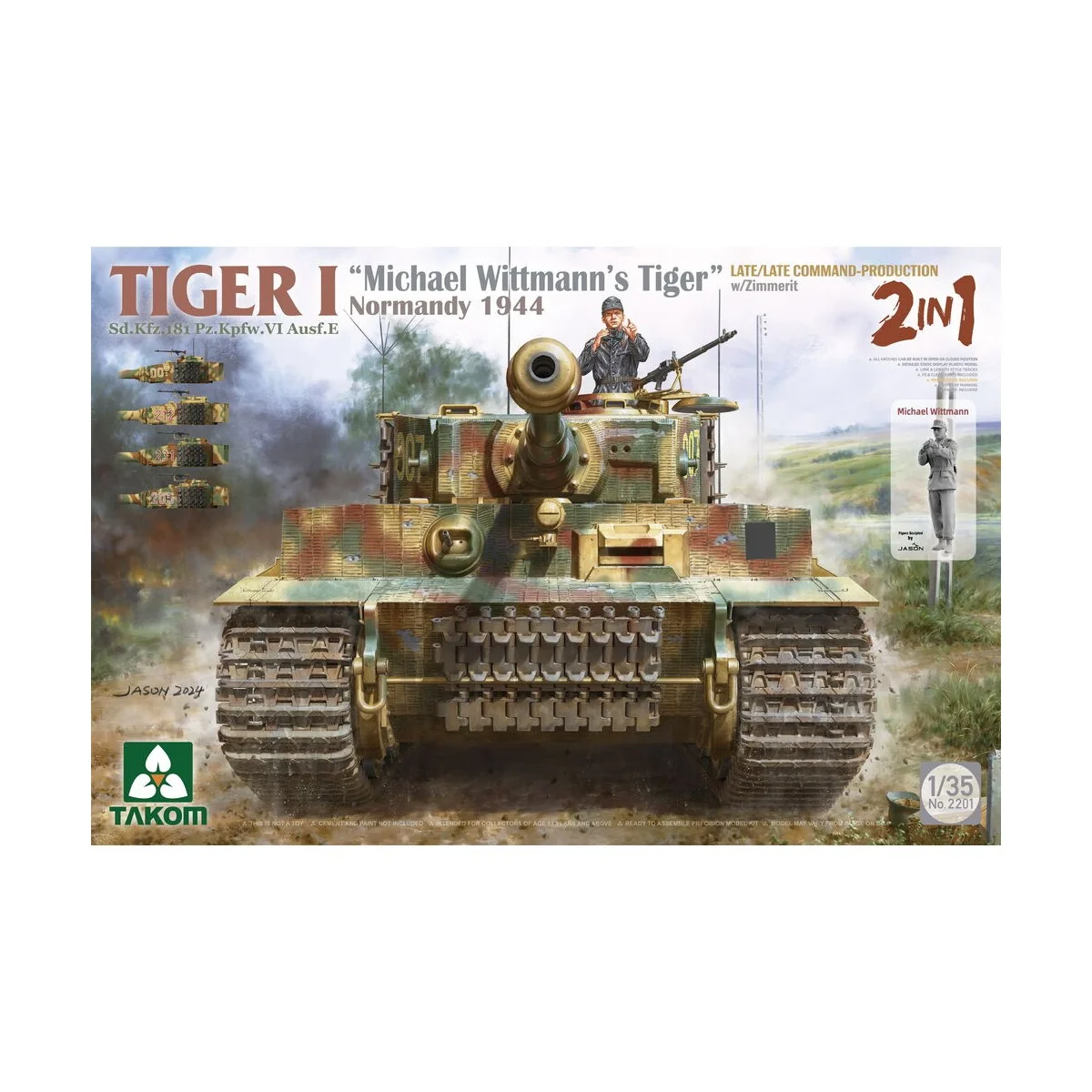 TIGER I Sd.Kfz.181 Pz.Kpfw.VI Ausf.E “Michael Wittmann's Tiger" Nor...