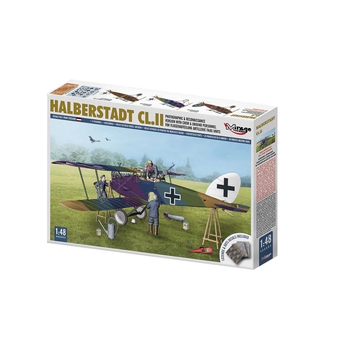 Halberstadt CL.II Photographic & Reconaissance Version With Crew & ...