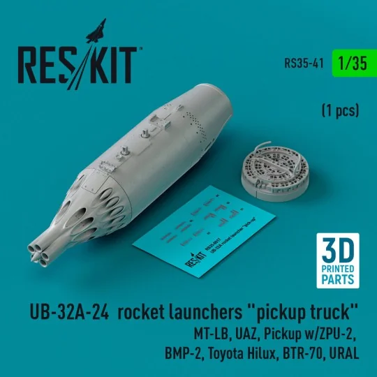 UB-32A-24 rocket launchers pickup truck (1 pcs) (MT-LB, UAZ, Pickup...