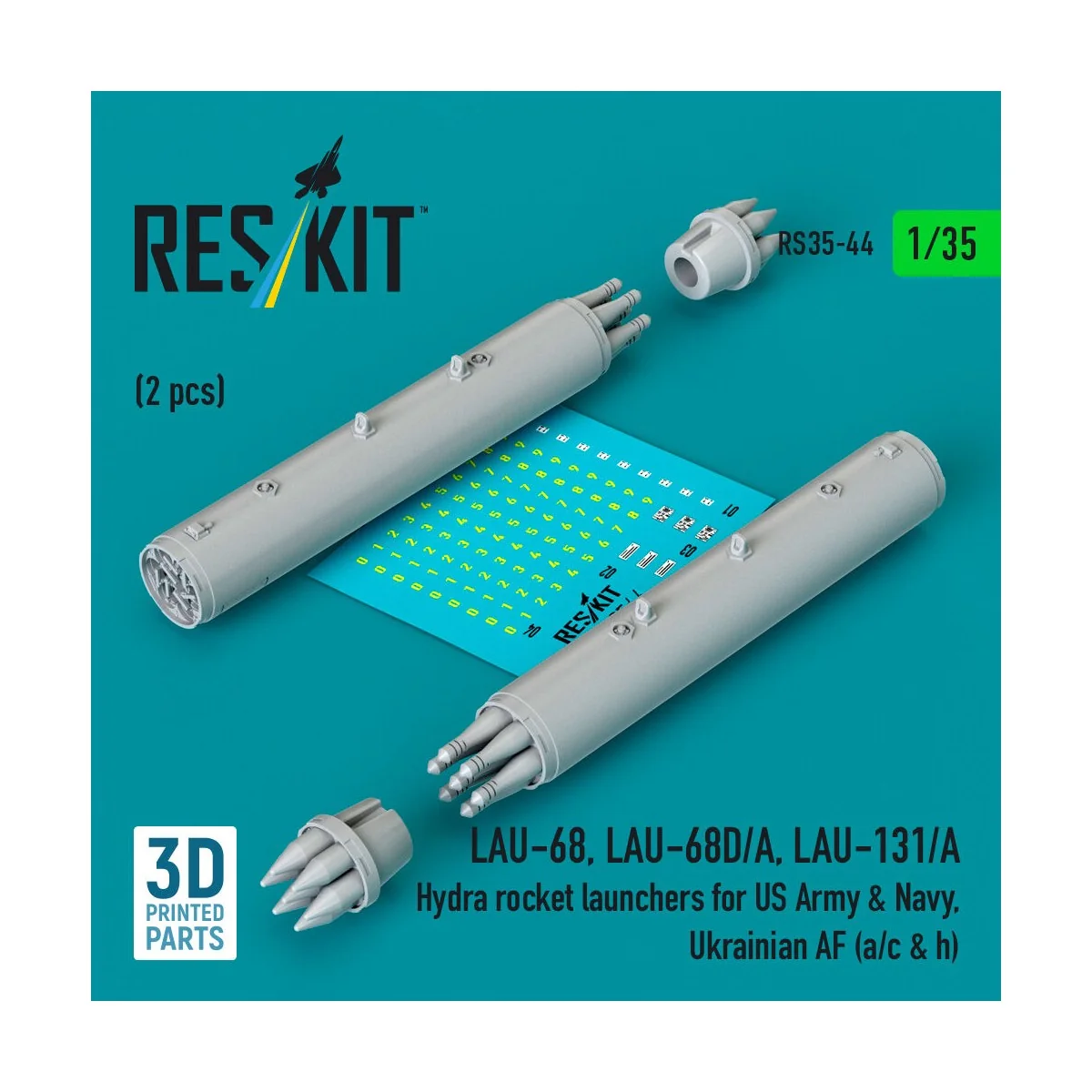 LAU-68, LAU-68D/A, LAU-131/A Hydra rocket launchers for US Army & N...
