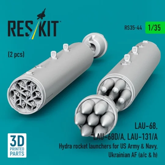 LAU-68, LAU-68D/A, LAU-131/A Hydra rocket launchers for US Army & N...