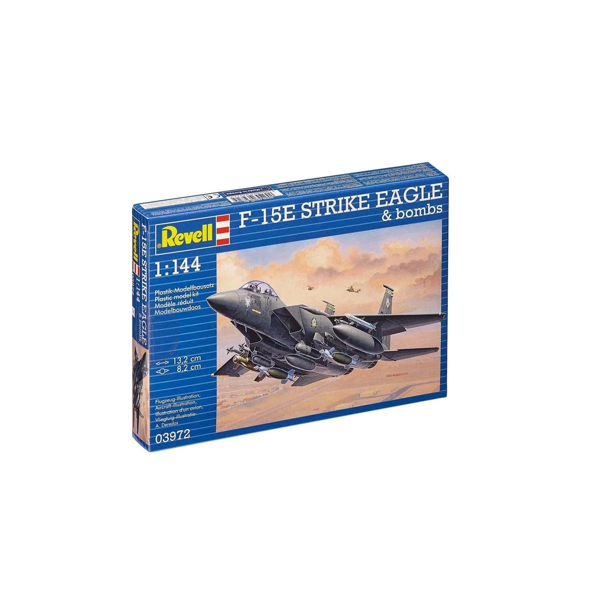 F-15E STRIKE EAGLE & bombs, 1/144 - Revell 03972