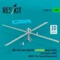 AH-64E late Apache unfolded main rotor, late blades, MUMT, MUMT-X f...