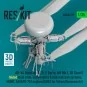 AH-64 Apache (A, D, E Early, AH Mk.I, DI Saraf) folded main rotor, ...