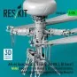 AH-64 Apache (A, D, E Early, AH Mk.I, DI Saraf) folded main rotor, ...