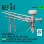 AH-64 Apache (A, D, E Early, AH Mk.I, DI Saraf) folded main rotor, ...
