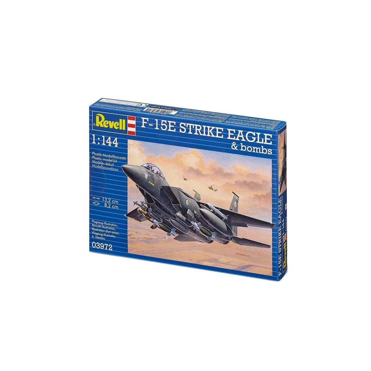 F-15E STRIKE EAGLE & bombs, 1/144 - Revell 03972