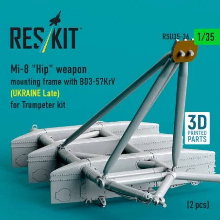 Mi-8 Hip weapon mounting frame with BD3-57KrV (UKRAINE Late) for Tr...