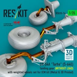 CH-54A Tarhe(S-64E) landing gear (WITHOUT LOAD) with weighted wheel... 2