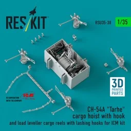 CH-54A Tarhe cargo hoist with hook and load leveller cargo reels wi...
