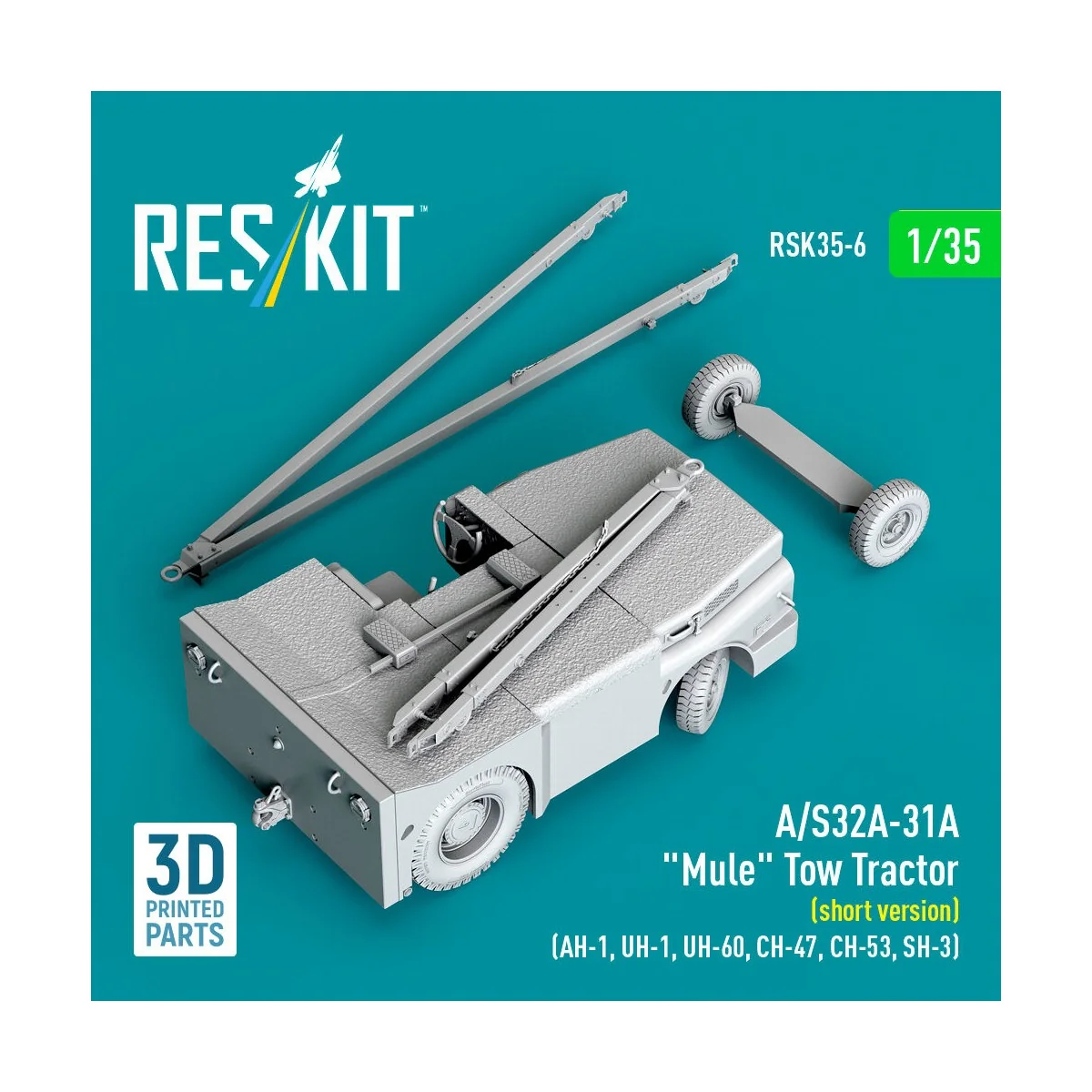 A/S32A-31A Mule Tow Tractor (short version) (AH-1, UH-1, UH-60, CH-...