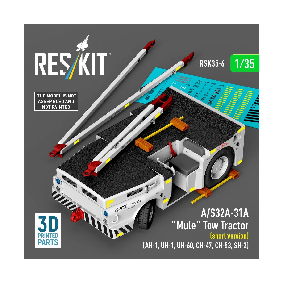 A/S32A-31A Mule Tow Tractor (short version) (AH-1, UH-1, UH-60, CH-...