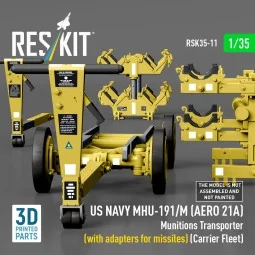US NAVY MHU-191/M (AERO 21A) Munitions Transporter (with adapters f...