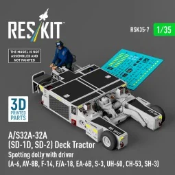 A/S32A-32A (SD-1D, SD-2) Deck Tractor Spotting dolly with driver (U...
