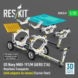 US NAVY MHU-191/M (AERO 21A) Munitions Transporter (with adapters f... 2