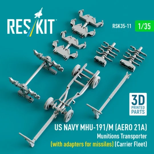 US NAVY MHU-191/M (AERO 21A) Munitions Transporter (with adapters f...