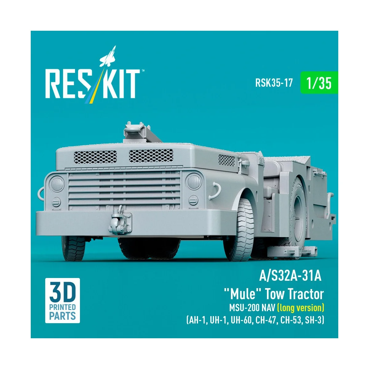 A/S32A-31A Mule Tow Tractor MSU-200 NAV (long version) (AH-1, UH-1,...