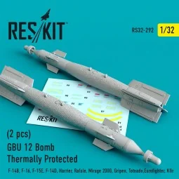 GBU-12 Paveway II thermally protected laser guided bombs (2 pcs) (F...