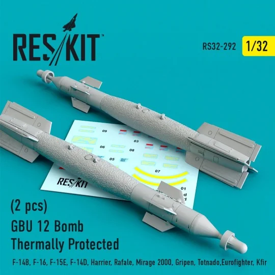 GBU-12 Paveway II thermally protected laser guided bombs (2 pcs) (F...
