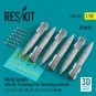Mk.82 bombs with Mk.15 Snakeye fins thermally protected (6 pcs) (F-...