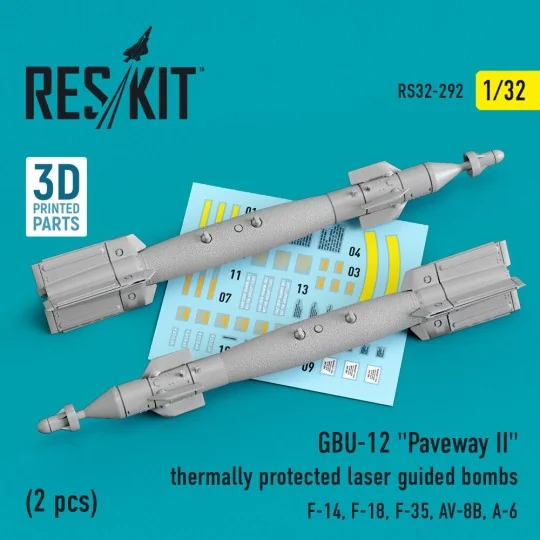 GBU-12 Paveway II thermally protected laser guided bombs (2 pcs) (F...