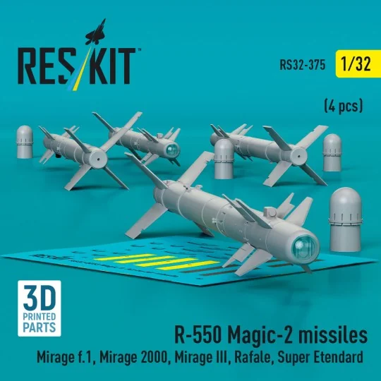 R.550 Magic-2 missiles (4 pcs) (Mirage F.1, Mirage 2000, Mirage III...