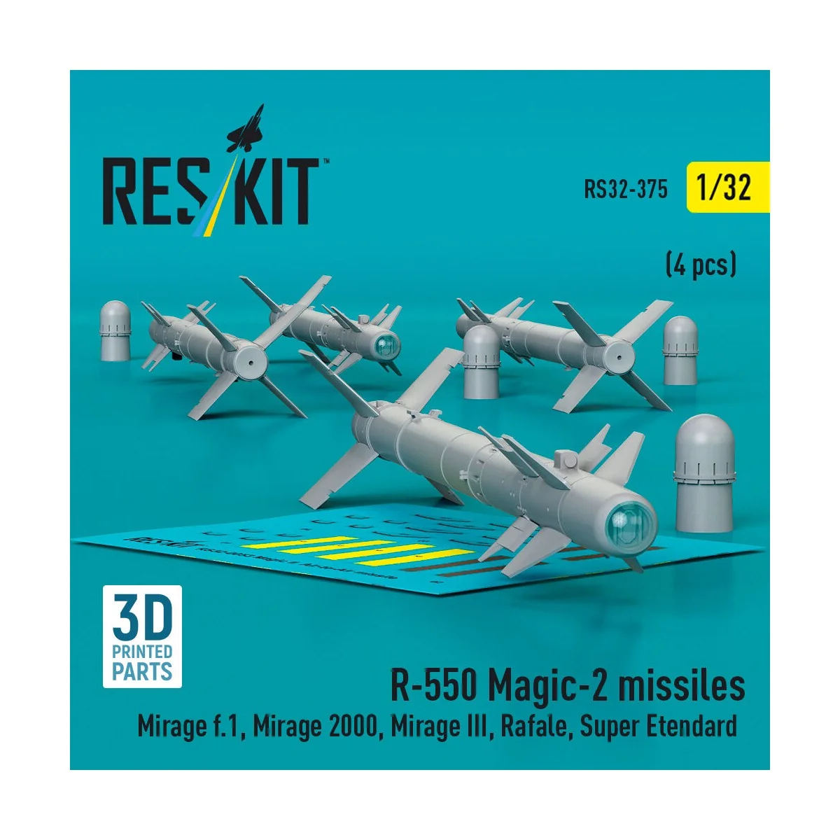 R.550 Magic-2 missiles (4 pcs) (Mirage F.1, Mirage 2000, Mirage III...