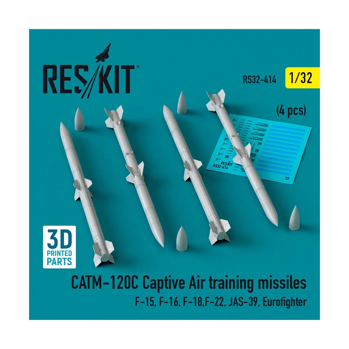 CATM-120C Captive air training missiles (4 pcs) (F-15, F-16, F-18, ...