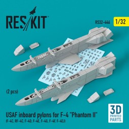 USAF Inboard pylons for F-4 Phantom II (2 pcs) (F-4?, RF-4?, F-4D, ...