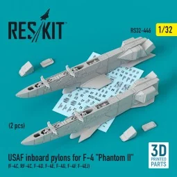 USAF Inboard pylons for F-4 Phantom II (2 pcs) (F-4?, RF-4?, F-4D, ...