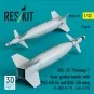 GBU-10 Paveway I laser guided bombs with BSU-4/B fin and BSU-3/B wi...