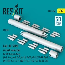 LAU-10 ZUNI rocket launcher for US Army & Navy (2 pcs) (A-1, A-4, A... 2