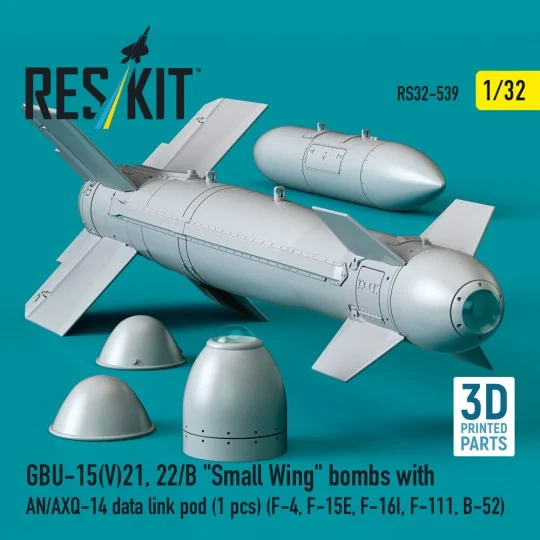 GBU-15(V)21, 22/B Small Wing bombs (2 pcs) with AN/AXQ-14 data link...