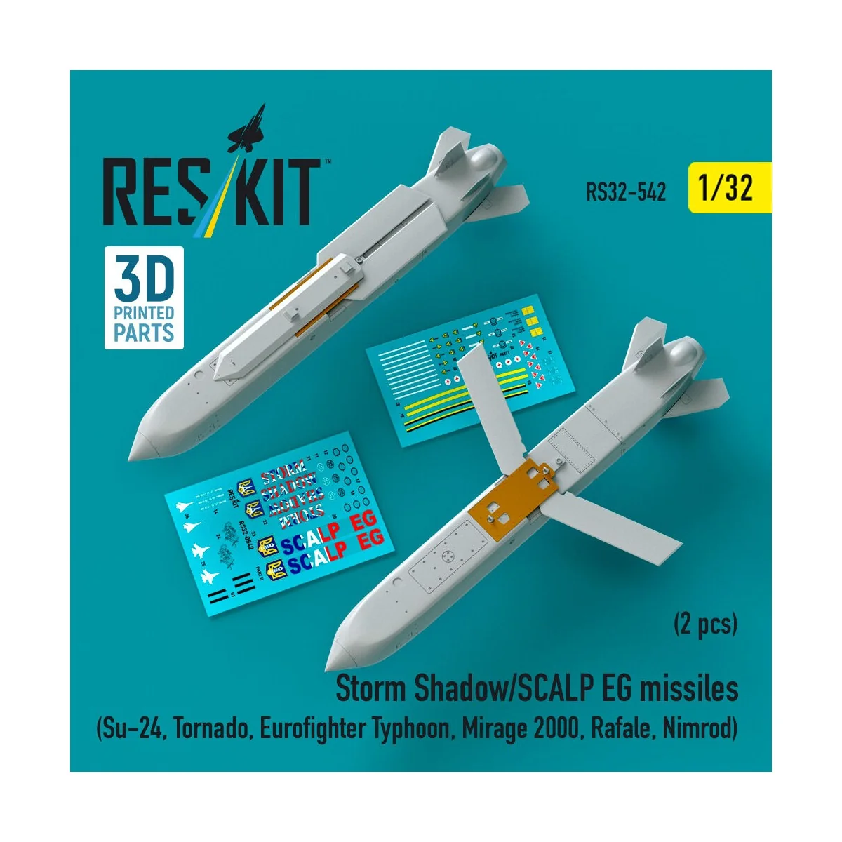 Storm Shadow/SCALP EG missiles (2 pcs) (Su-24, Tornado, Eurofighter...