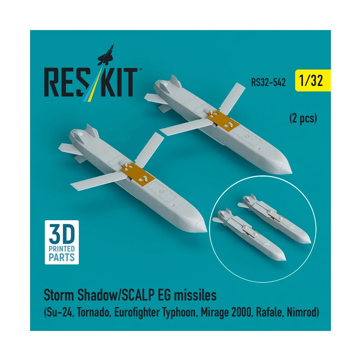 Storm Shadow/SCALP EG missiles (2 pcs) (Su-24, Tornado, Eurofighter...