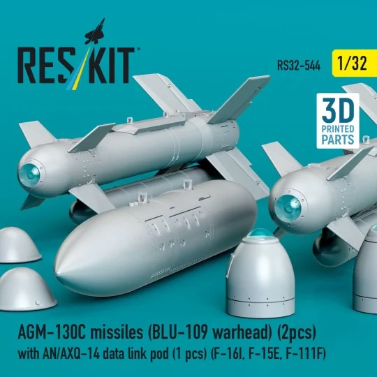 AGM-130C missiles (BLU-109 warhead) (2 pcs) with AN/AXQ-14 data lin...