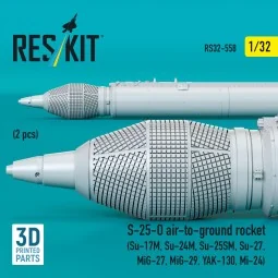 S-25-O air-to-ground rocket (2 pcs) (Su-17M, Su-24M, Su-25SM, Su-27...