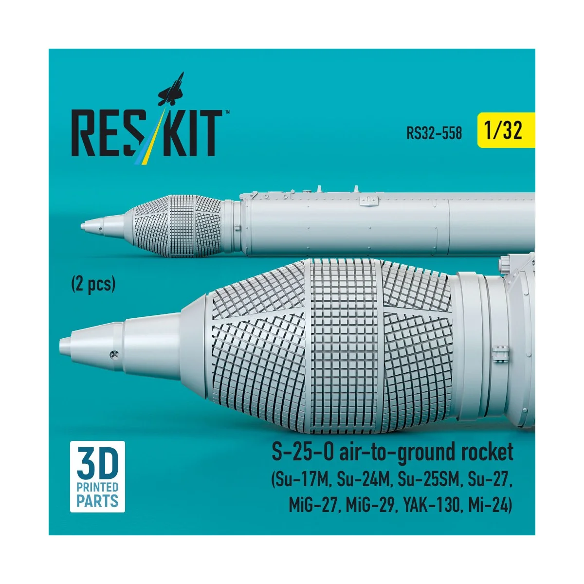 S-25-O air-to-ground rocket (2 pcs) (Su-17M, Su-24M, Su-25SM, Su-27...