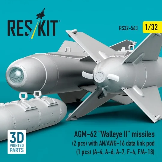 AGM-62 Walleye II missiles (2 pcs) with AN/AWG-16 data link pod (1 ...