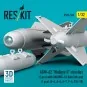AGM-62 Walleye II missiles (2 pcs) with AN/AWG-16 data link pod (1 ...