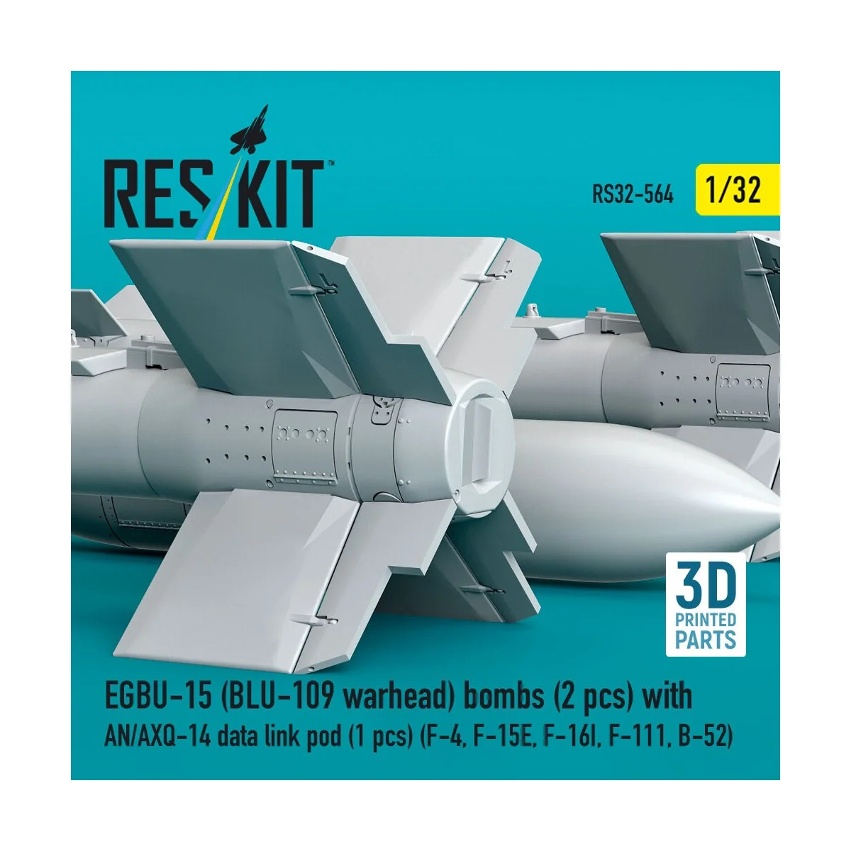 EGBU-15 (BLU-109 warhead) bombs (2 pcs) with AN/AXQ-14 data link po...
