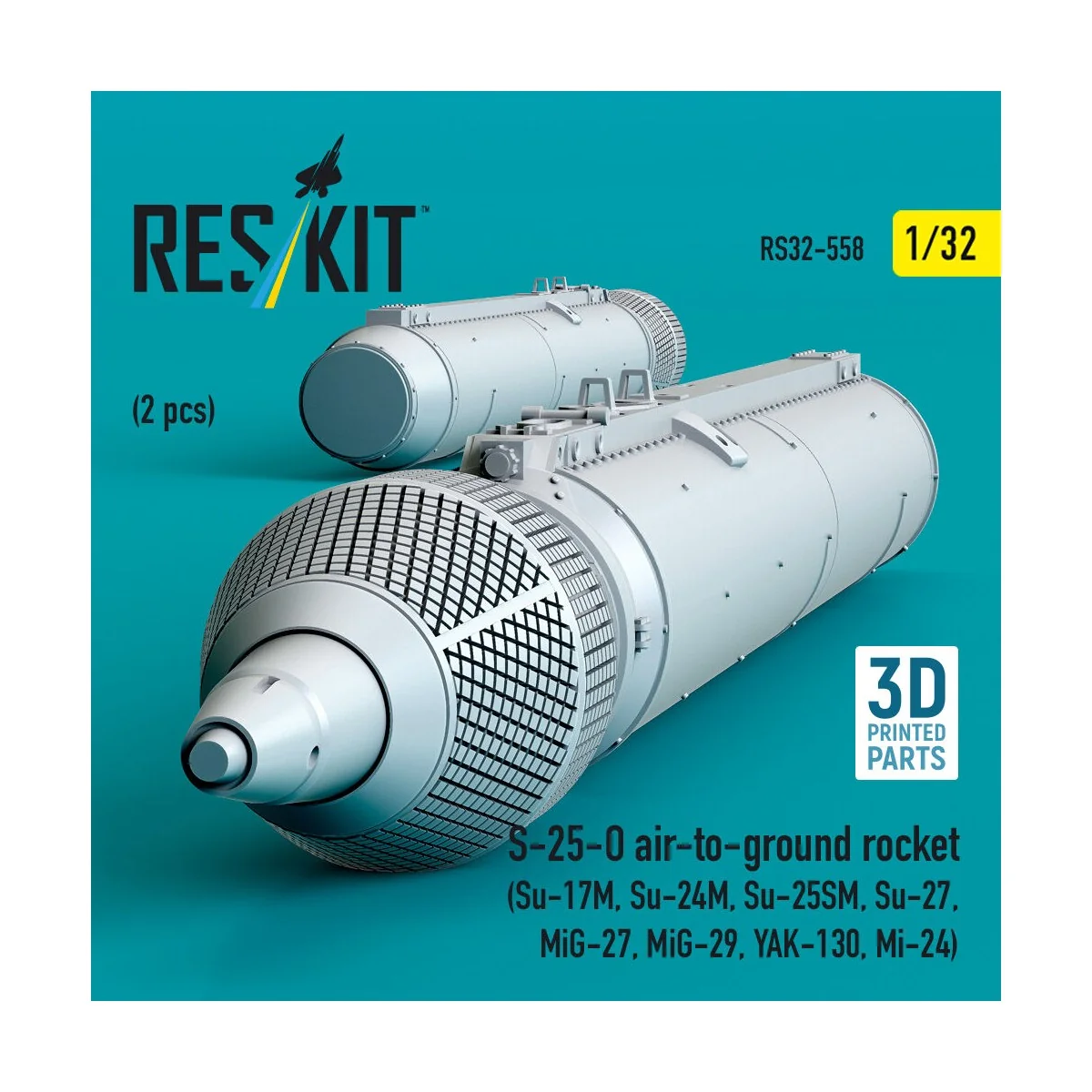 S-25-O air-to-ground rocket (2 pcs) (Su-17M, Su-24M, Su-25SM, Su-27...