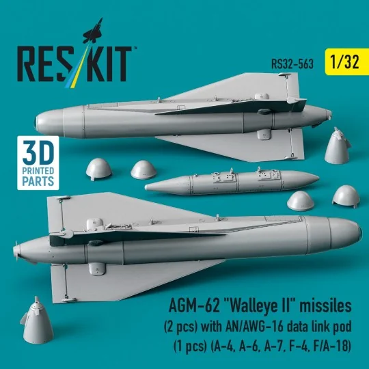 AGM-62 Walleye II missiles (2 pcs) with AN/AWG-16 data link pod (1 ...