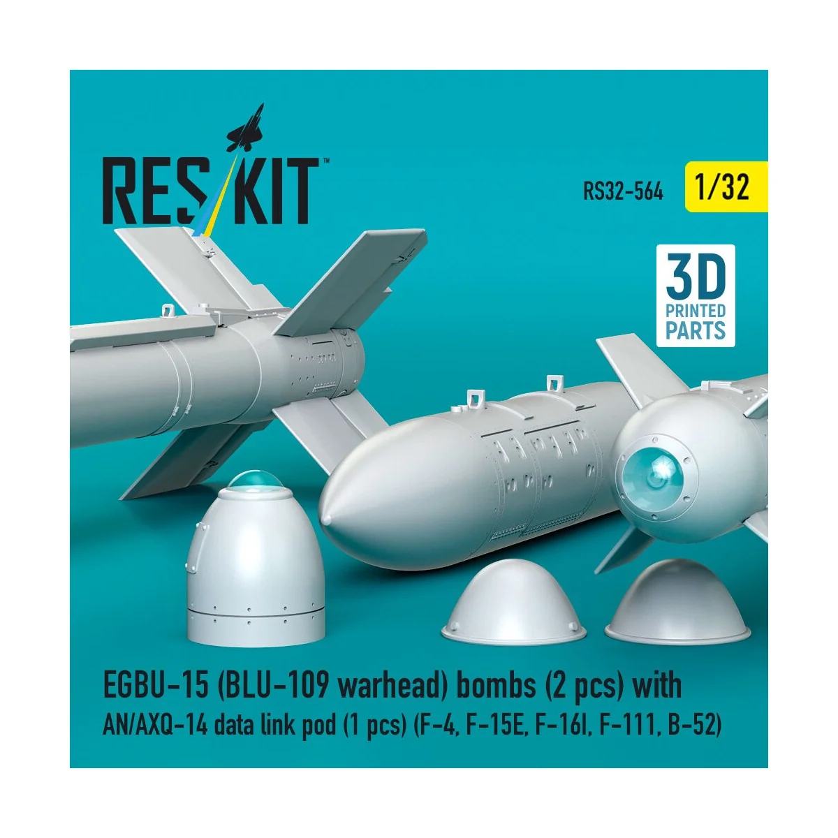 EGBU-15 (BLU-109 warhead) bombs (2 pcs) with AN/AXQ-14 data link po...