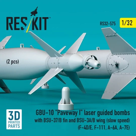 GBU-10 Paveway I laser guided bombs with BSU-37/B fin and BSU-3A/B ...