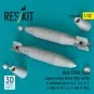 BLU-27A/B 750lb napalm bombs finned (MXU-469/B) or unfinned (2 pcs)...