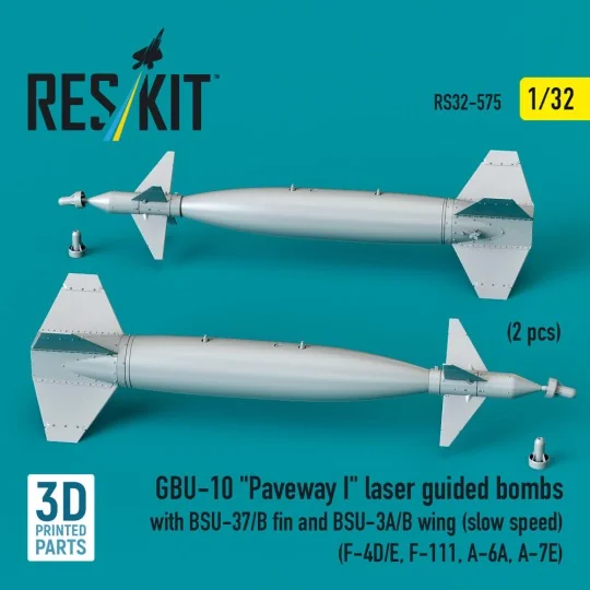 GBU-10 Paveway I laser guided bombs with BSU-37/B fin and BSU-3A/B ...