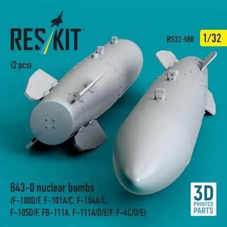 B43-0 nuclear bombs (2 pcs) (F-100D/F, F-101A/C, F-104A/C, F-105D/F...