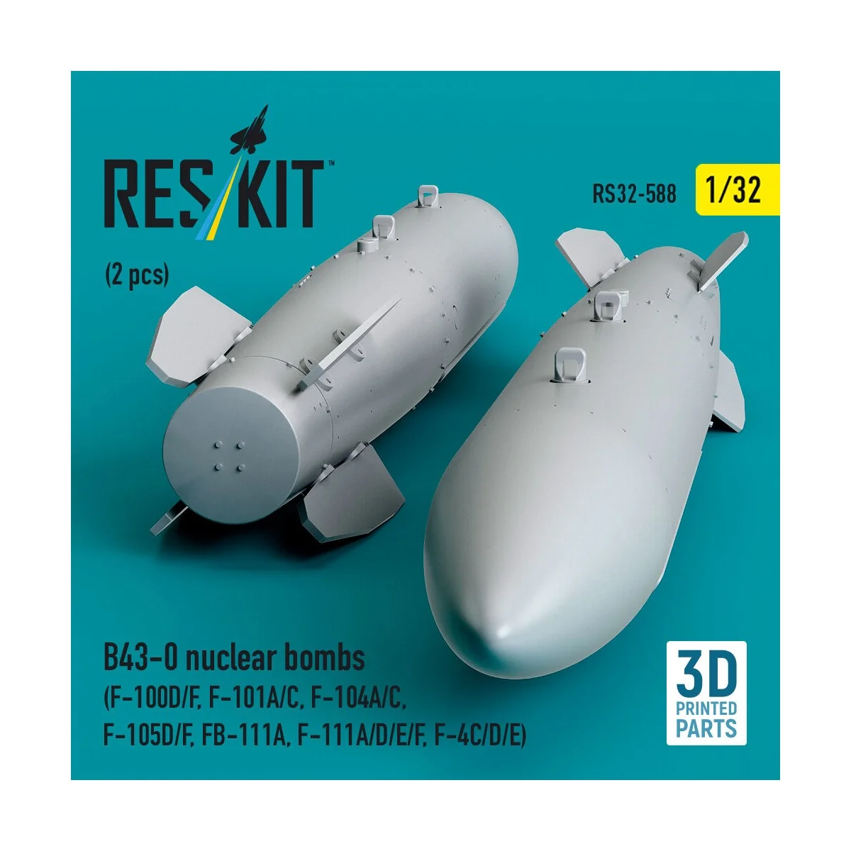B43-0 nuclear bombs (2 pcs) (F-100D/F, F-101A/C, F-104A/C, F-105D/F...