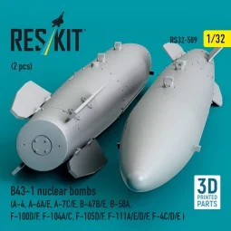 B43-1 nuclear bombs (2 pcs) (A-4, A-6A/E, A-7C/E, B-47B/E, B-58A, F...